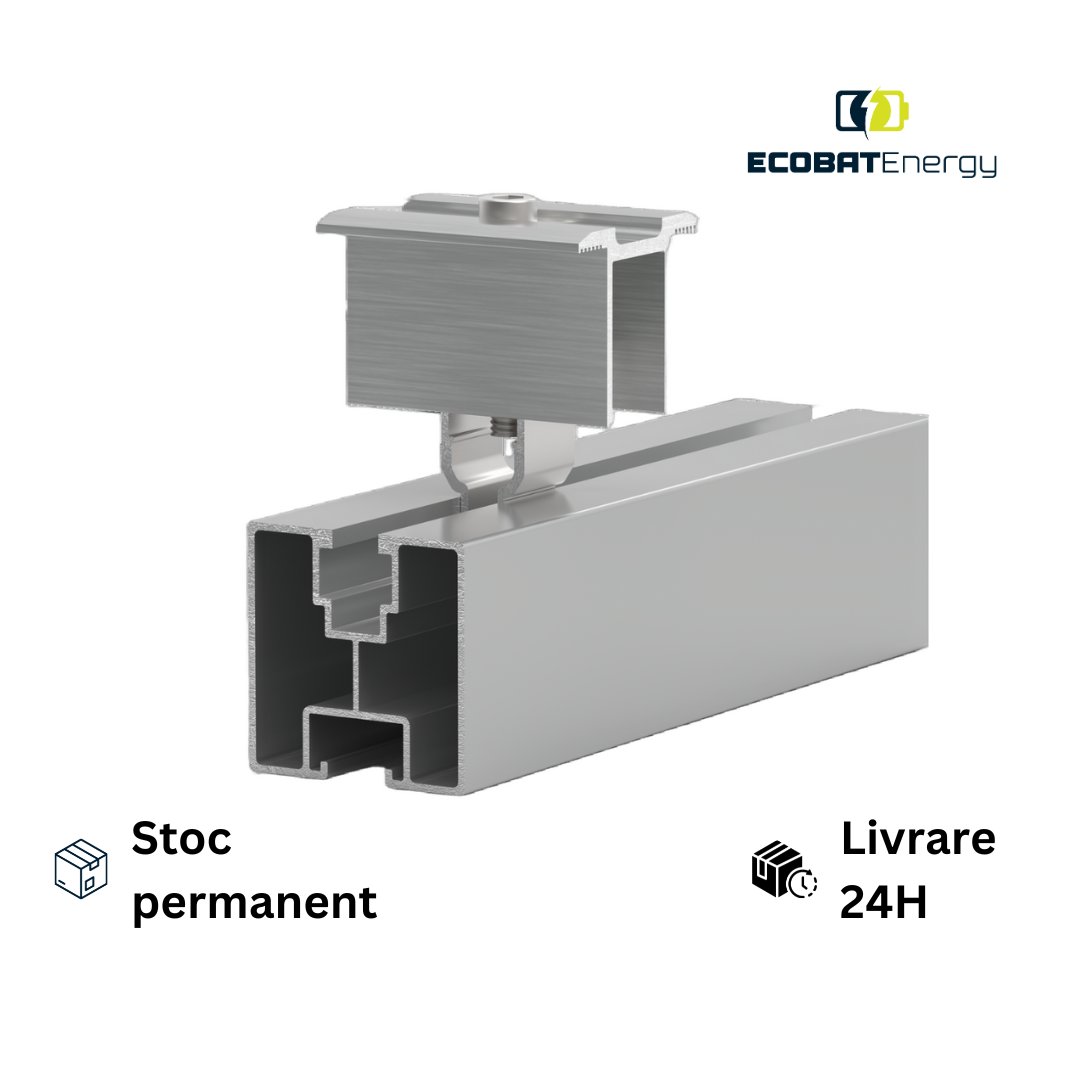 Profil aluminiu Tip H 40 x 40 mm x 3,55 ml